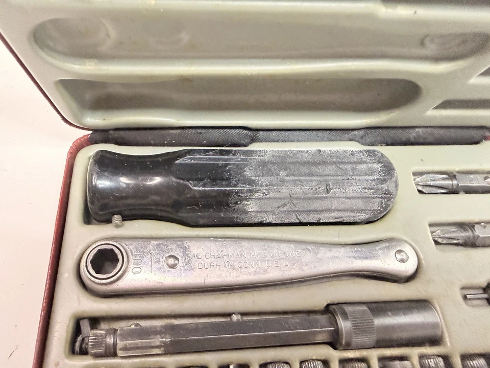 Винтажный Chapman MFG No. Набор отверток 9600 — США — оружейник - Изображение 4 из 4