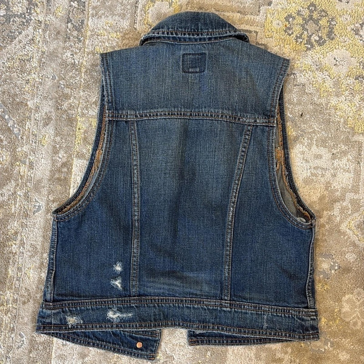 American Eagle Denim Vest View 3