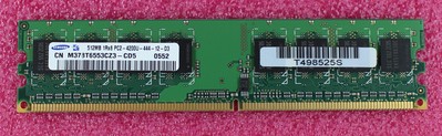 M378T6553CZ3 - Samsung 512MB 1Rx8 PC2-4200U Dimm