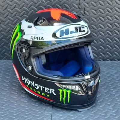 HJC RPHA10 REPLICA JORGE LORENZO MONSTER RARE FULL FACE MOTORCYCLE