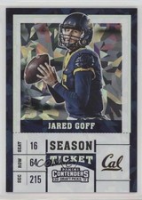 2017 Contenders Draft Picks Season Cracked Ice Ticket 18/23 Jared Goff #46 0f8