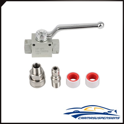 #ad Stainless Steel High Pressure Washer Ball Valve Kit for Power Washer Hose 3 8 In $33.83