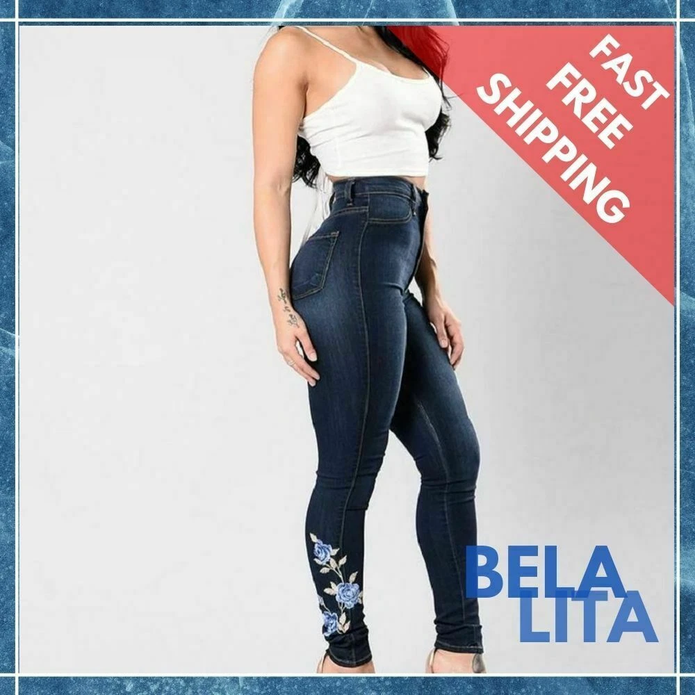 Pantalon Jean de Moda Ropa Para Mujer Levanta Cola Colombianos pantalones  Jeans