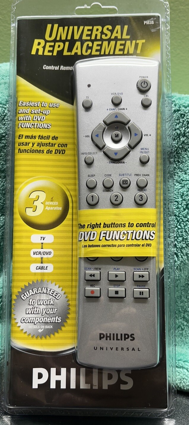 Philips PM3S Grey Universal Remote Control – Brand New & Sealed