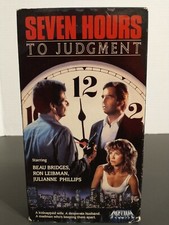 Seven Hours To Judgment VHS Media 1988 Beau Bridges , Leibman Phillips Rare oop