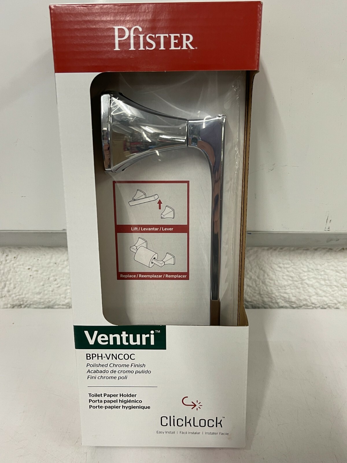 LOT OF 2 Pfister Venturi Toilet Paper Holder Polished Chrome BPH