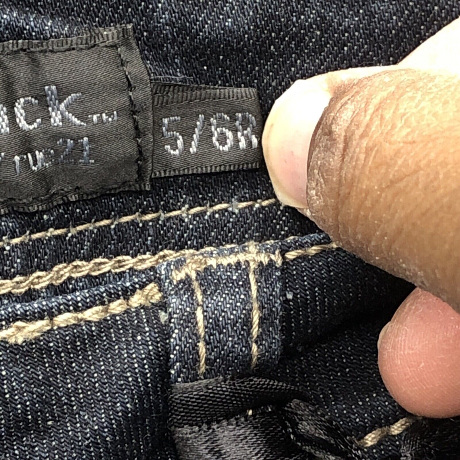 Twenty One Black By Rue 21 Jeans 5/6 Destroyed Embellished Leopard Pockets NWT
