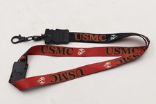 USMC U.S. Marine Corp Military ID Badge Key Holder Officially Licensed Lanyard