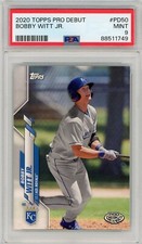 Bobby Witt Jr.  2020 Topps Pro Debut #PD50. PSA Graded- Mint 9