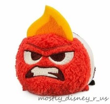 New Disney Store Tsum Tsum Mini Plush 3.5" Inside Out Movie Anger Toy Doll Soft