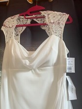 David's Bridal Brand New Dress-Cream Color