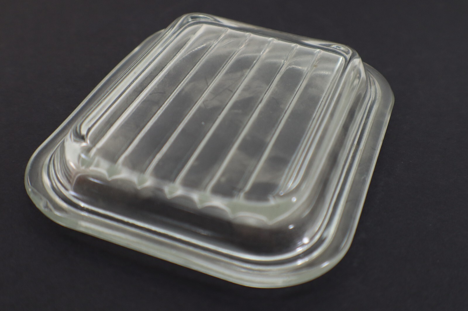 Pyrex Ovenware RED Refrigerator Dish with Clear Lid #0501C Small Vintage