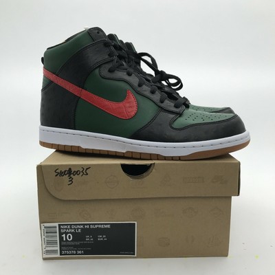 nike dunk high supreme spark le east