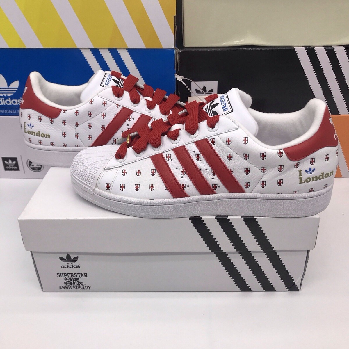 Size 10.5 - adidas Superstar 35th Anniversary 2 City Series Size 10.5 - adidas Superstar 35th Anniversary 2 City Series