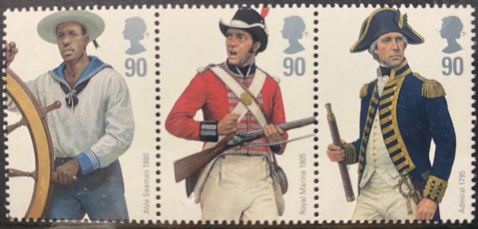 GB 2009 Royal Navy Uniform Sets of MNH - Image 3 of 3
