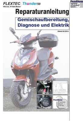 Reparaturanleitung RIS REX Flex tech Thunder 50 Diagnose Gemischaufb. Elektrik