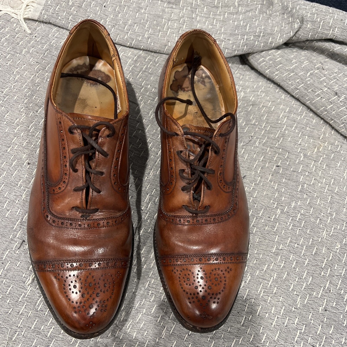 Lloyd And Haig Wing Custom BuiltTip Cap Toe Shoes 9 1/2 C/E Brown Wow! | eBay Lloyd And Haig Wing Custom BuiltTip Cap Toe Shoes 9 1/2 C/E Brown Wow! | eBay