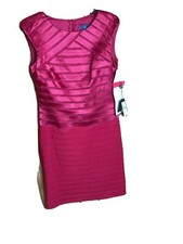 ADRIANNA PAPELL Women’s New Red Sheath Dress. Size 4. NWT.