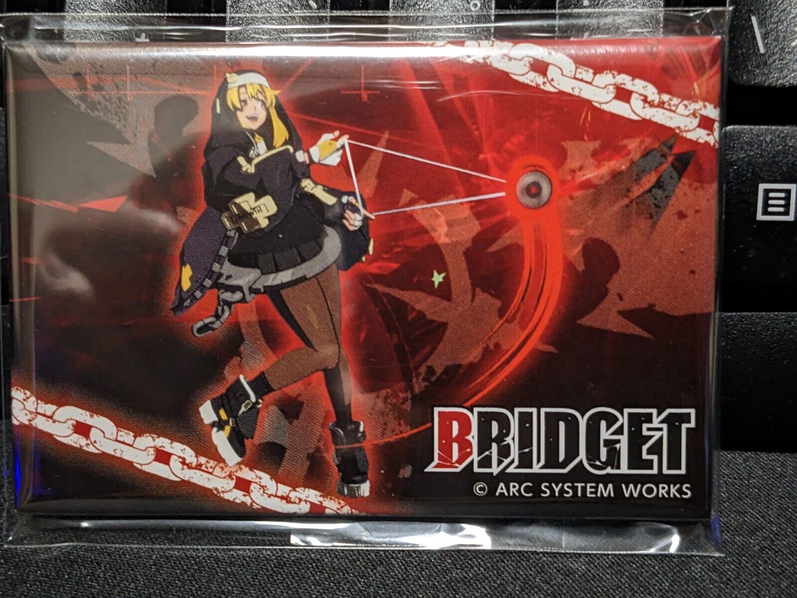 Guilty Gear Strive Official Birthday Kuji Bridget Square Can Badge