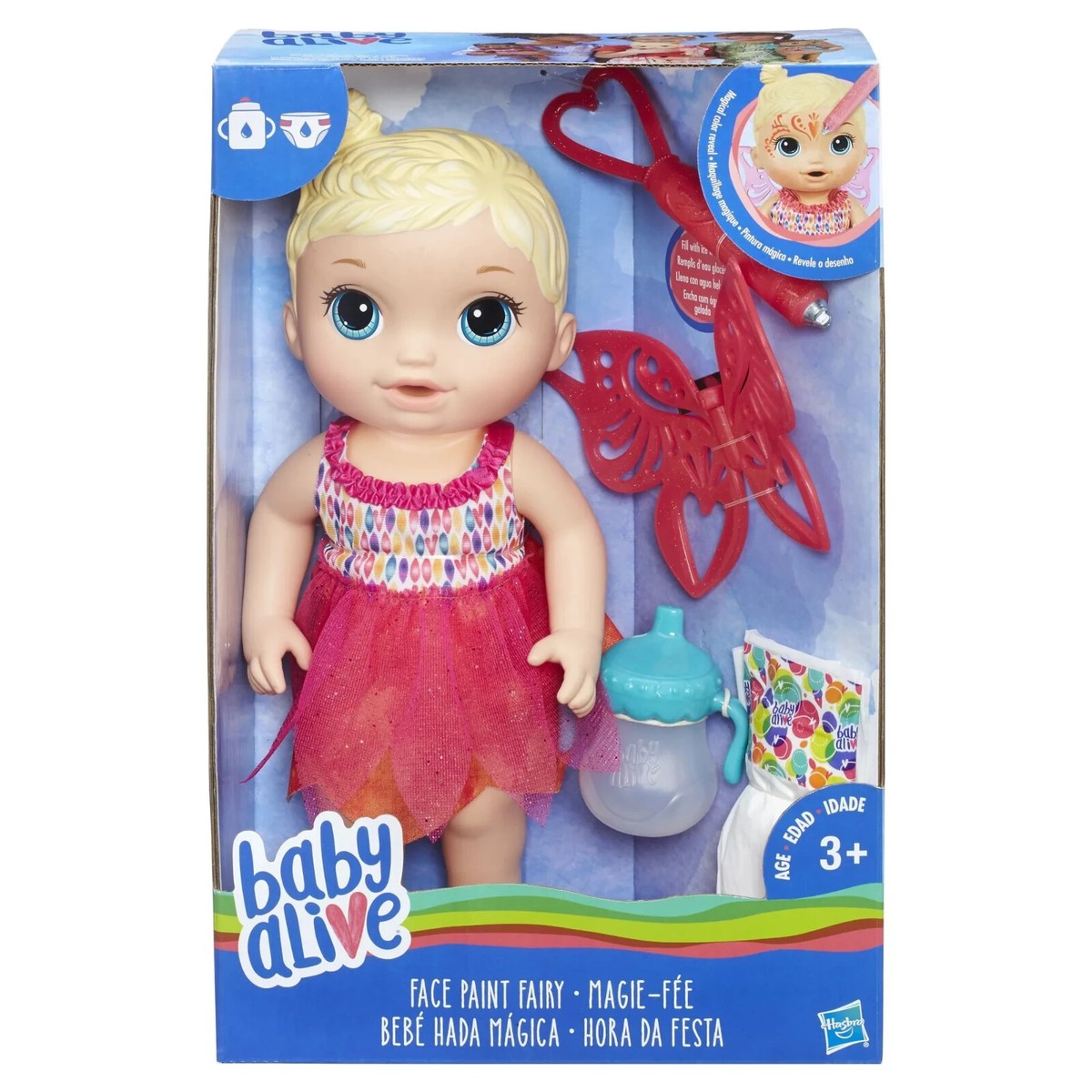 Baby Alive B9723 Face Paint Fairy Blonde for sale online