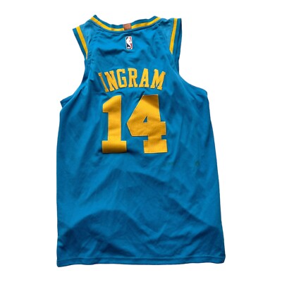 Brandon Ingram #14 Lakers MPLS Size 48 +4 Length Nike Blue Jersey