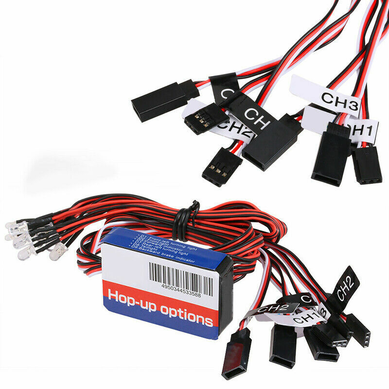 12 LED Light Steering System Lighting Kit fit for TAMIYA TT-01