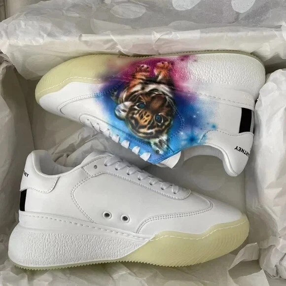 Zapatilla deportiva Stella McCartney Loop Tiger Graphic Runner Foto 2 de 4