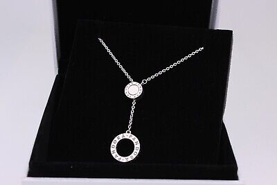 New Authentic PANDORA Signature Logo Pave Circle Y-Necklace New Authentic PANDORA Signature Logo Pave Circle Y-Necklace