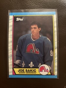 1989-90 Topps Joe Sakic Rookie #113 Quebec Nordiques +08-09 MVP Marked By Valor+