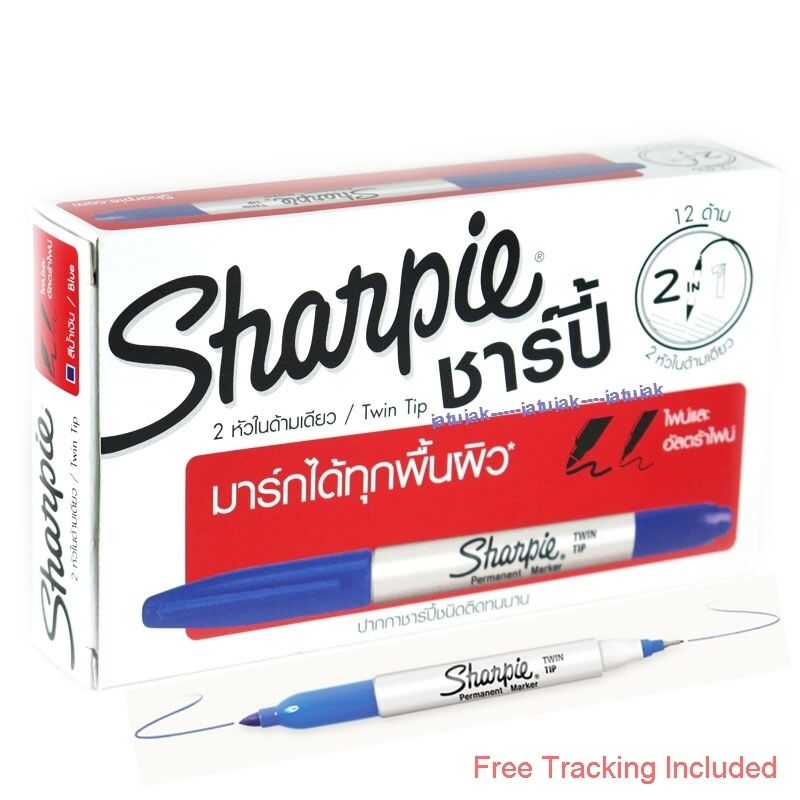Sharpie Twin Tip Permanent Marker Product 12 El Paso Mall Point Fine Blue Ultra