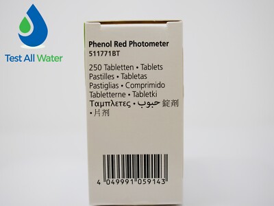 Lovibond Phenol Red Rapid Tabletten für Pooltester, pH-Wert, 500 Stück