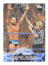2018 Topps WWE Road To Wrestlemania Tye Dillinger Defeats Curt Hawkins Bronze 82