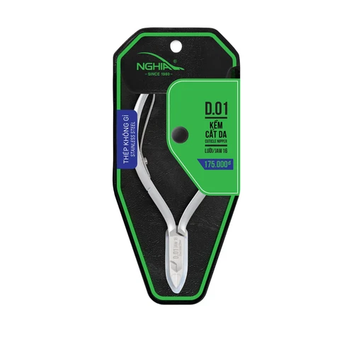 4-6-9 PCS x Nghia Stainless Steel Cuticle Nippers #D-01 - Kem Nghia Nippers