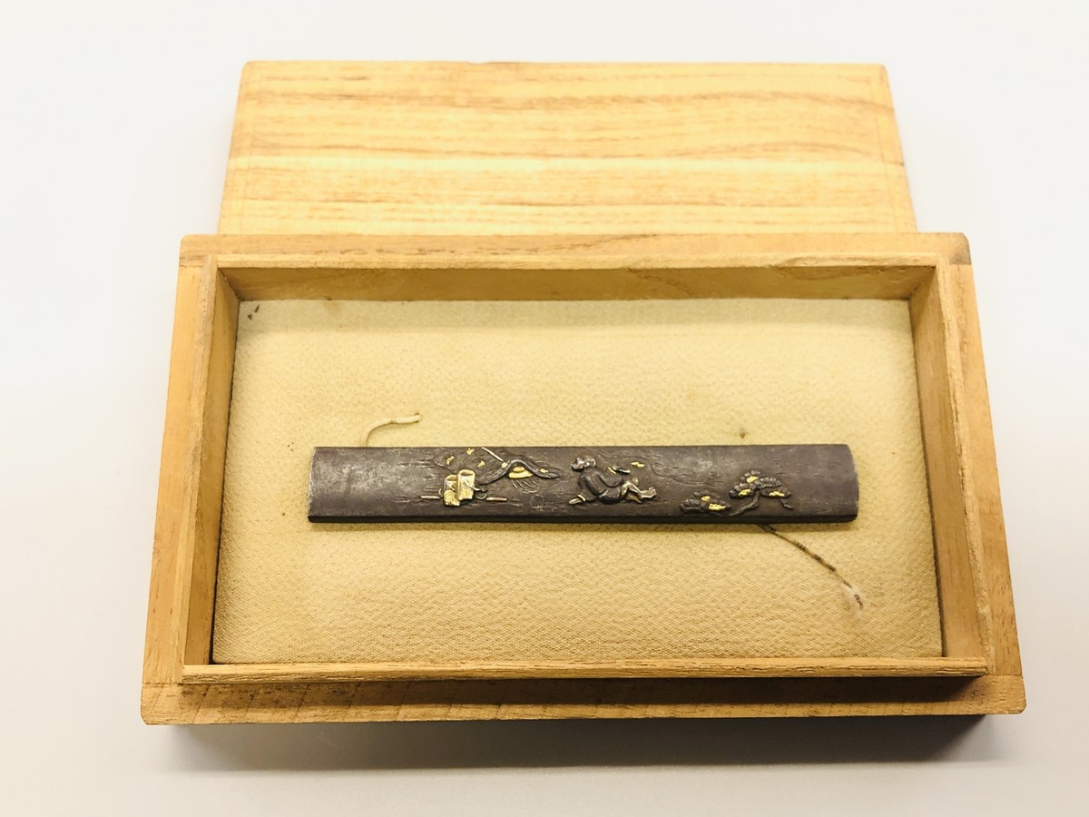 Y5313 TSUKA Edo ERA Japanese Decorative Metal Craft (Kozuka