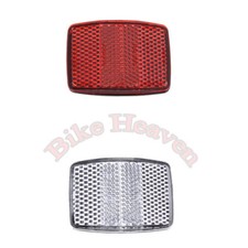 ALTA Bike Clear Front Reflector Rear Red Reflector Bicycle 40X50mm