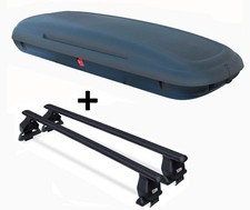 Dachbox VDPCA480L carbonlook+Dachträger Tema VW Polo IV 5Türer 03-08