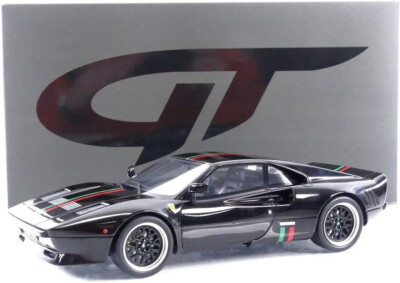 Ferrari 288 GTO V8 Year 1984 Black / Red Green Stripe 1 18 GT876