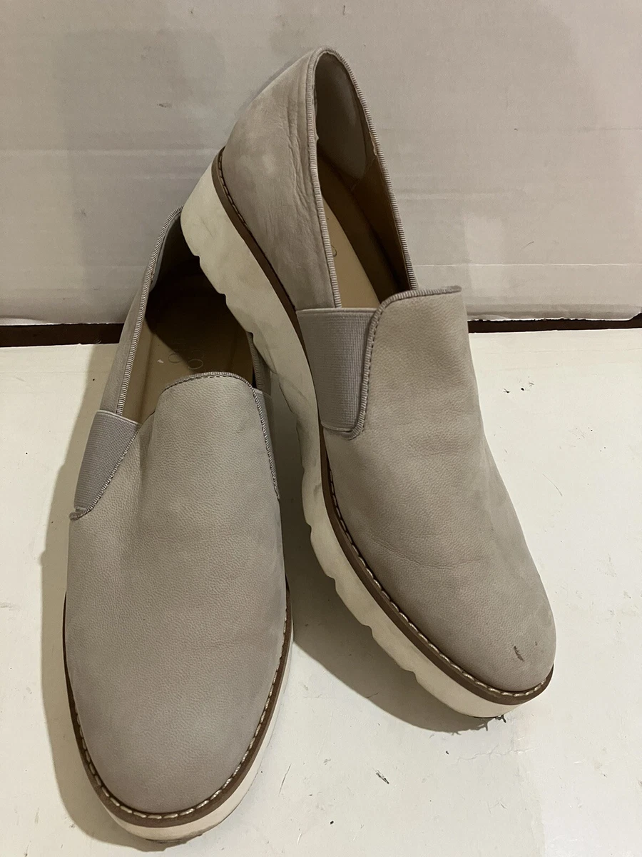 Franco Sarto Hailie 2 Womens size 8.5 Beige Leather Slip On