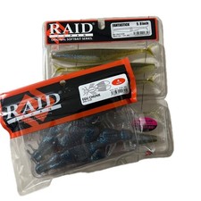 RAIDJAPAN Worm JDM Fantastick  5.8 inch Egu Chunk 4 inch set of 2