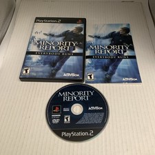 Minority Report (Playstation 2, 2002) w/ Manual Complete Tested See Pics