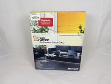 NEW IN RETAIL BOX Microsoft Office Professional Edition 2003 UPGRADE ONLY