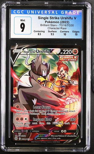 Single Strike Urshifu V graded CGC 9 for sale on eBay