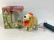 Rare Vintage Naughty Doggie Remote Control Toy Yonezawa Toys Co. UNTESTED