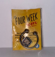 Weight Watchers WW Keychain Charm Holder 4 Week Milestone Vintage 2016 NEW