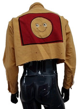 Vintage L.L. Bean Mens Silkscreen GAY FACE cutoff long sleeve ART MEETS FASHION