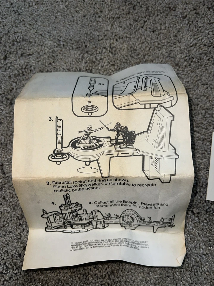 Figuras de colección 1982/Micro colección Bespin Gantry, Kenner Star Wars con caja sin doplar Foto 3 de 4