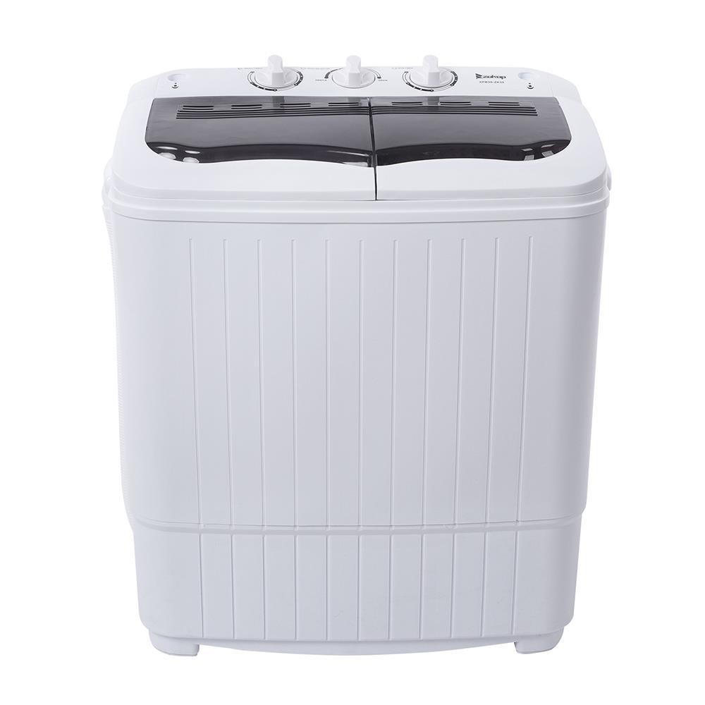 Zokop 14.3lbs Compact Semi-Automatic Washing Machine for Dorms