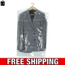 Eco-Friendly 10Pcs Clear Garment Bags - 35.4  Protective Clothing Covers