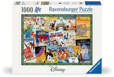Ravensburger Puzzle 12000689 Disney - Vintage Movie Poster 1000 Teile 14+