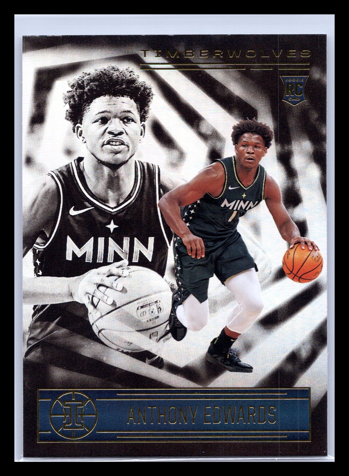2020-21 Panini Illusions #152 Anthony Edwards Minnesota Timberwolves